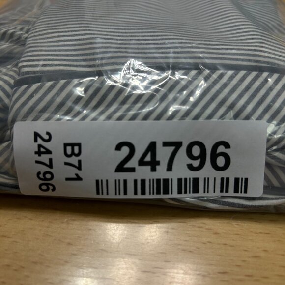 Athleta Pull On Brooklyn Textured Ankle Pants Women's Size 14 Tall Gray Striped - Picture 13 of 13